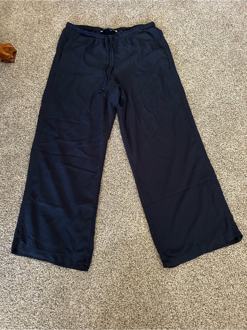 Hollister Women’s Black Wide-Leg Drawstring pants